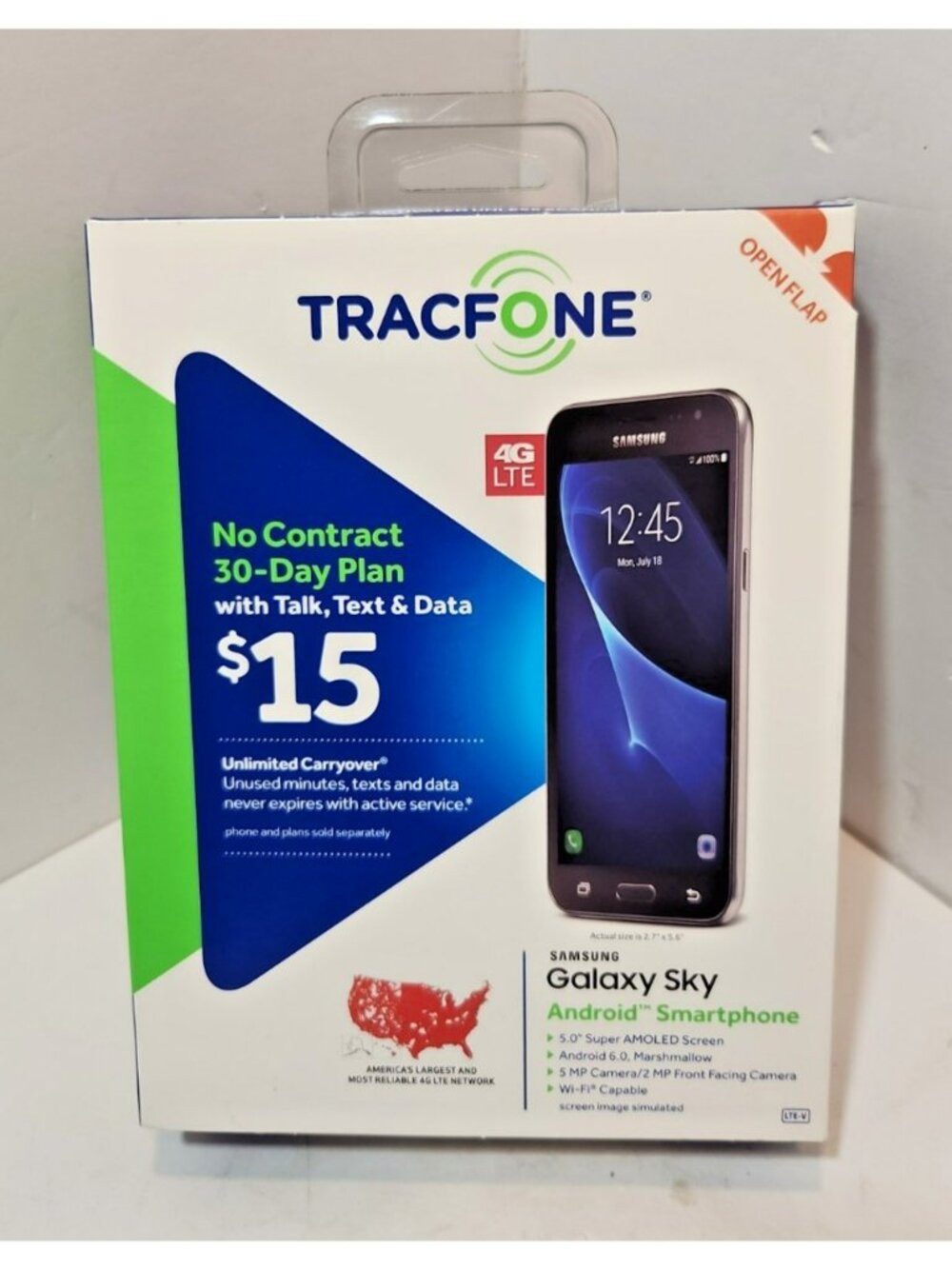 Samsung Galaxy S320VL  Black (TracFone Locked) Smartphone New Sealed